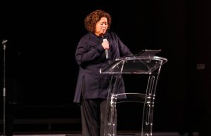 Anna Deavere Smith on stage