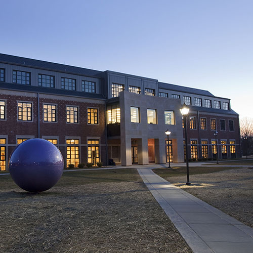 Front View of the Arts and Interactive Multimedia Building