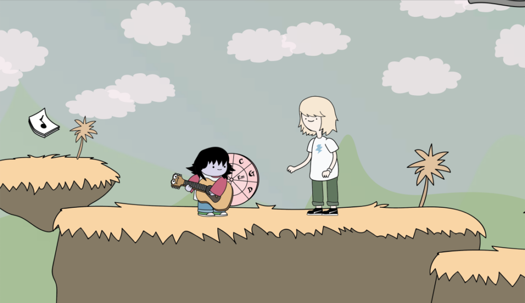 screenshot of animated game