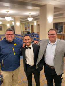 Adam Warshafsky, Nicholas Napier and Eric Laprade after the world premiere