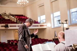 School of the Arts and Communication Jazz Ensemble Rehearsal 2017 Prof. Gary Fienberg