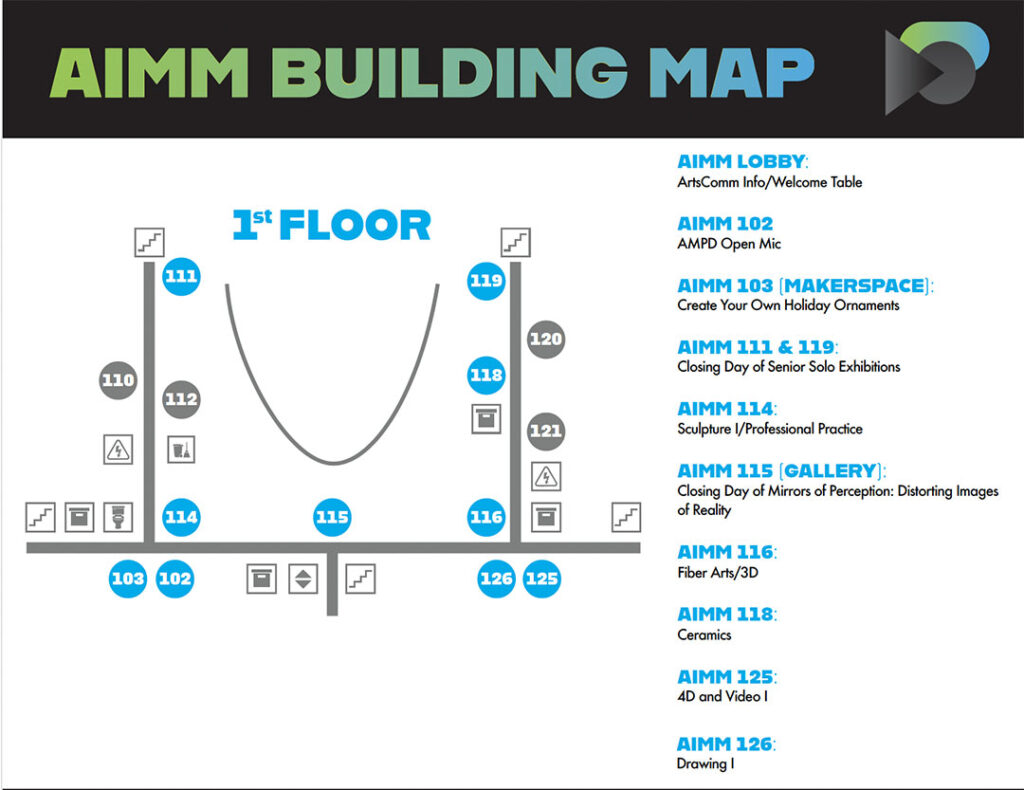 Second Floor AIMM Map